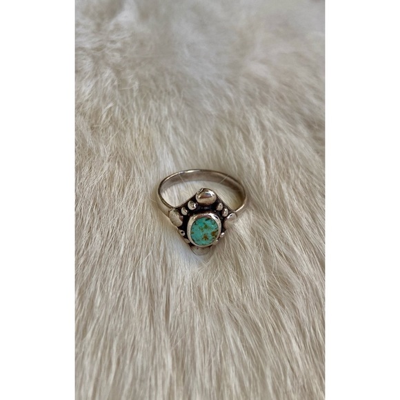 Jewelry - Sterling Silver Ring with Turquoise Stone
